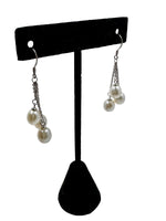 Sterling Silver 7mm Cultured Freshwater White Pearl Drop Earrings Necklaces Trendzio Jewelry 