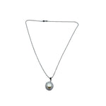 Sterling Silver Cultured Freshwater White Pearl Necklace Necklaces TRENDZIO 