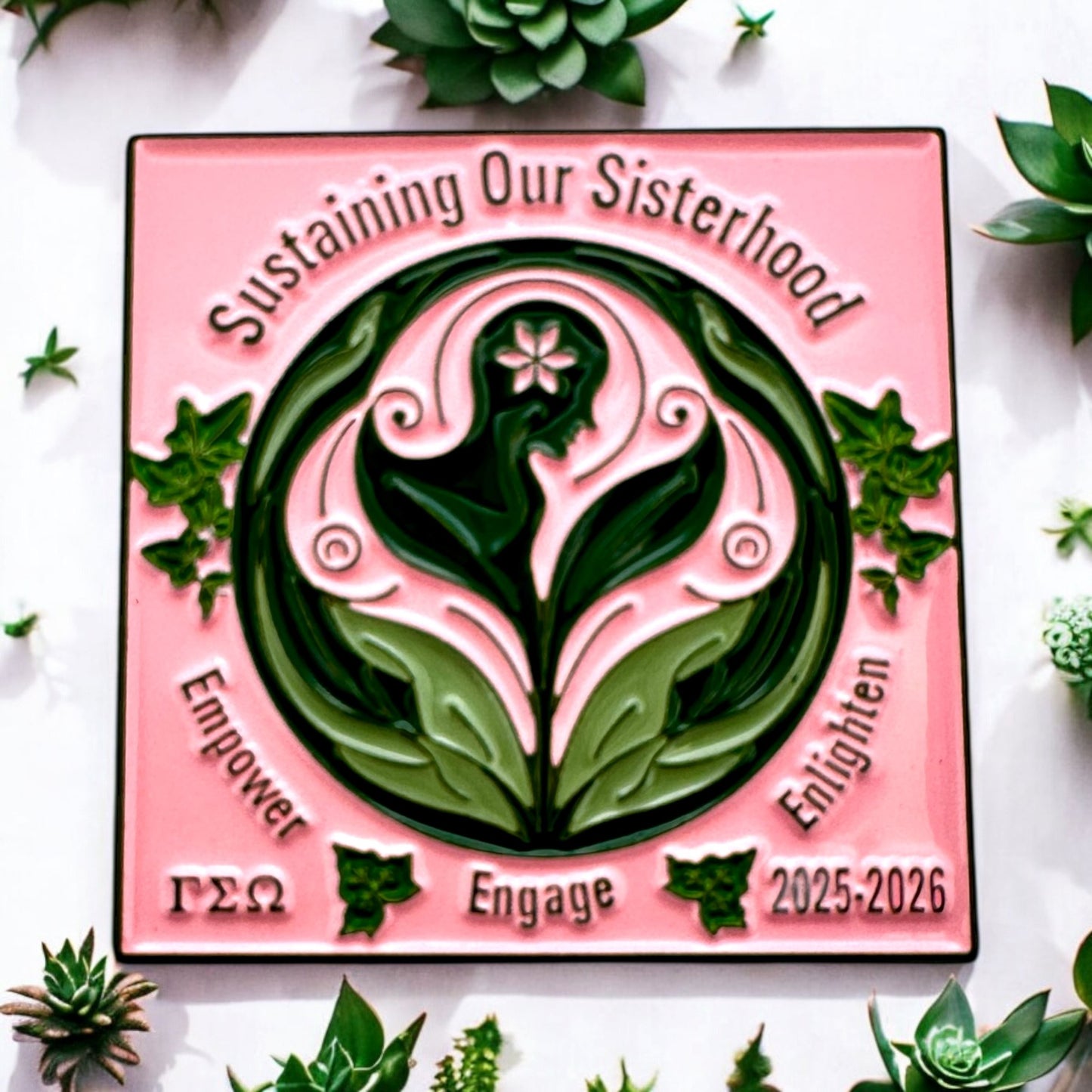 Sustaining Our Sisterhood Custom Chapter Lapel Pin Brooches & Lapel Pins Trendzio Jewelry 