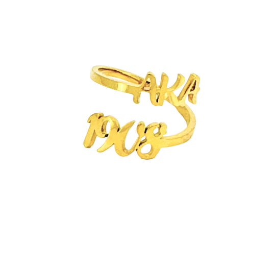AKA Initial 1908 Ring