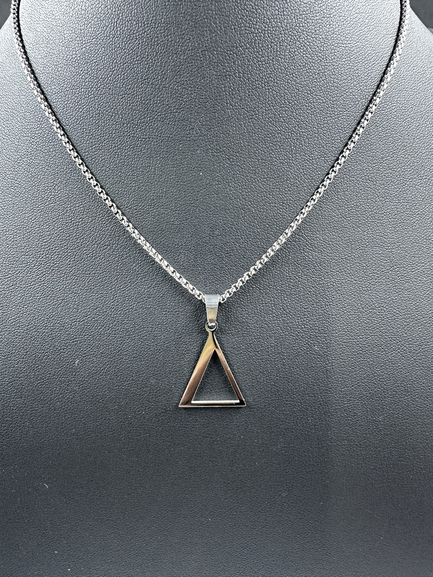 Stainless Steel Triangle Pendant