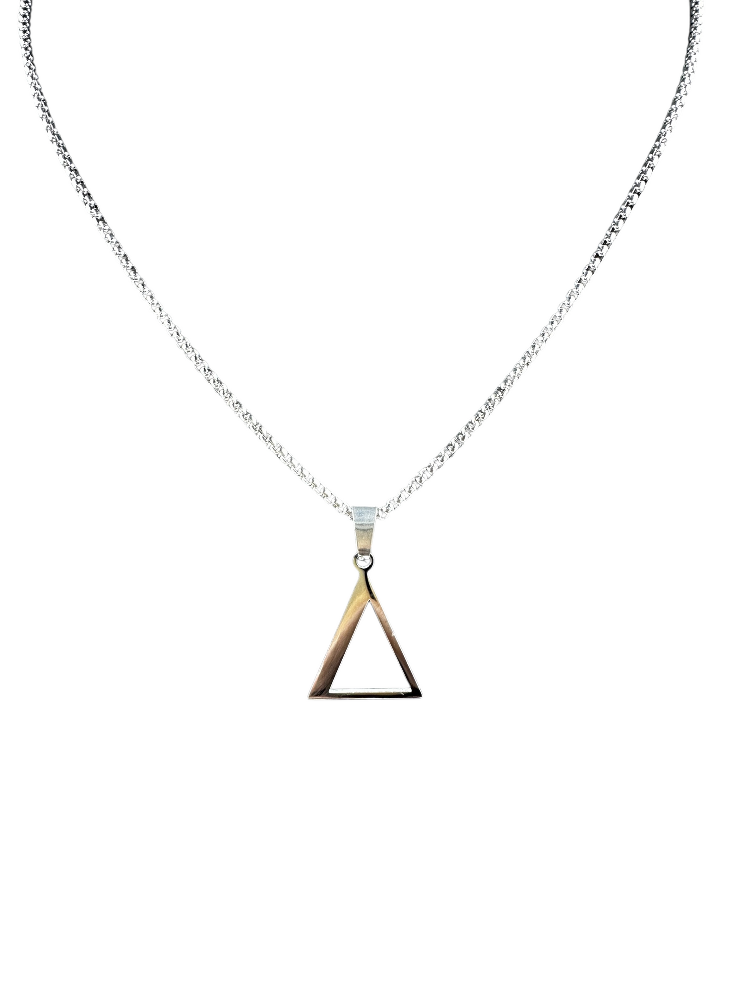 Stainless Steel Triangle Pendant