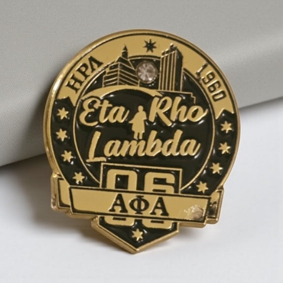 Custom Eta Rho Lambda Chapter Lapel Pin