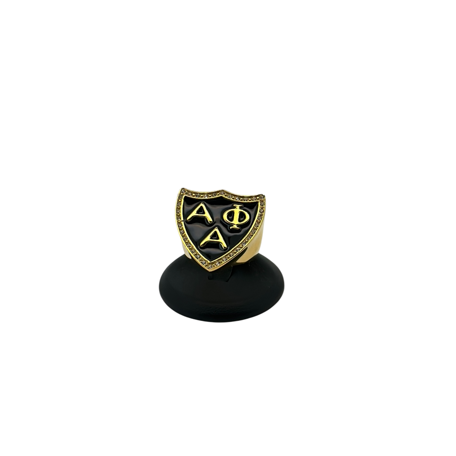 Alpha Phi Alpha J Owens CZ Shield Ring