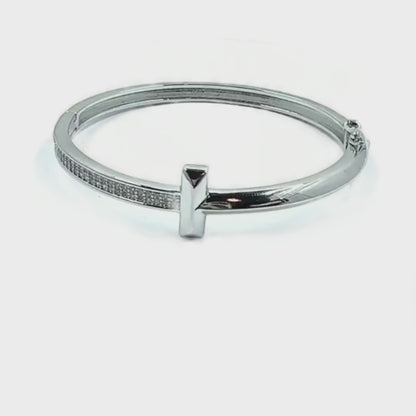 Trendzio Silver and Diamond Bracelet