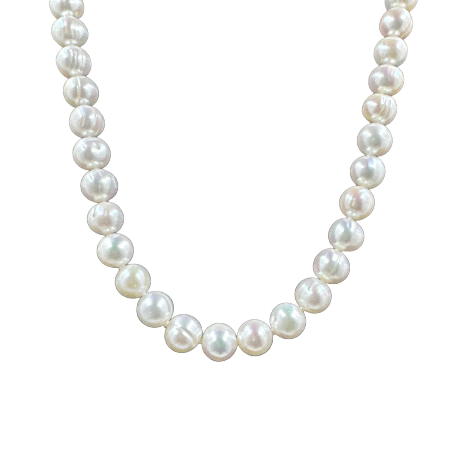 9mm Cultured Freshwater Pearl Necklace Necklaces TRENDZIO 
