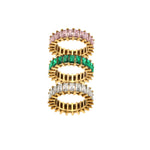 Analu Gold CZ Eternity Ring Rings TRENDZIO 