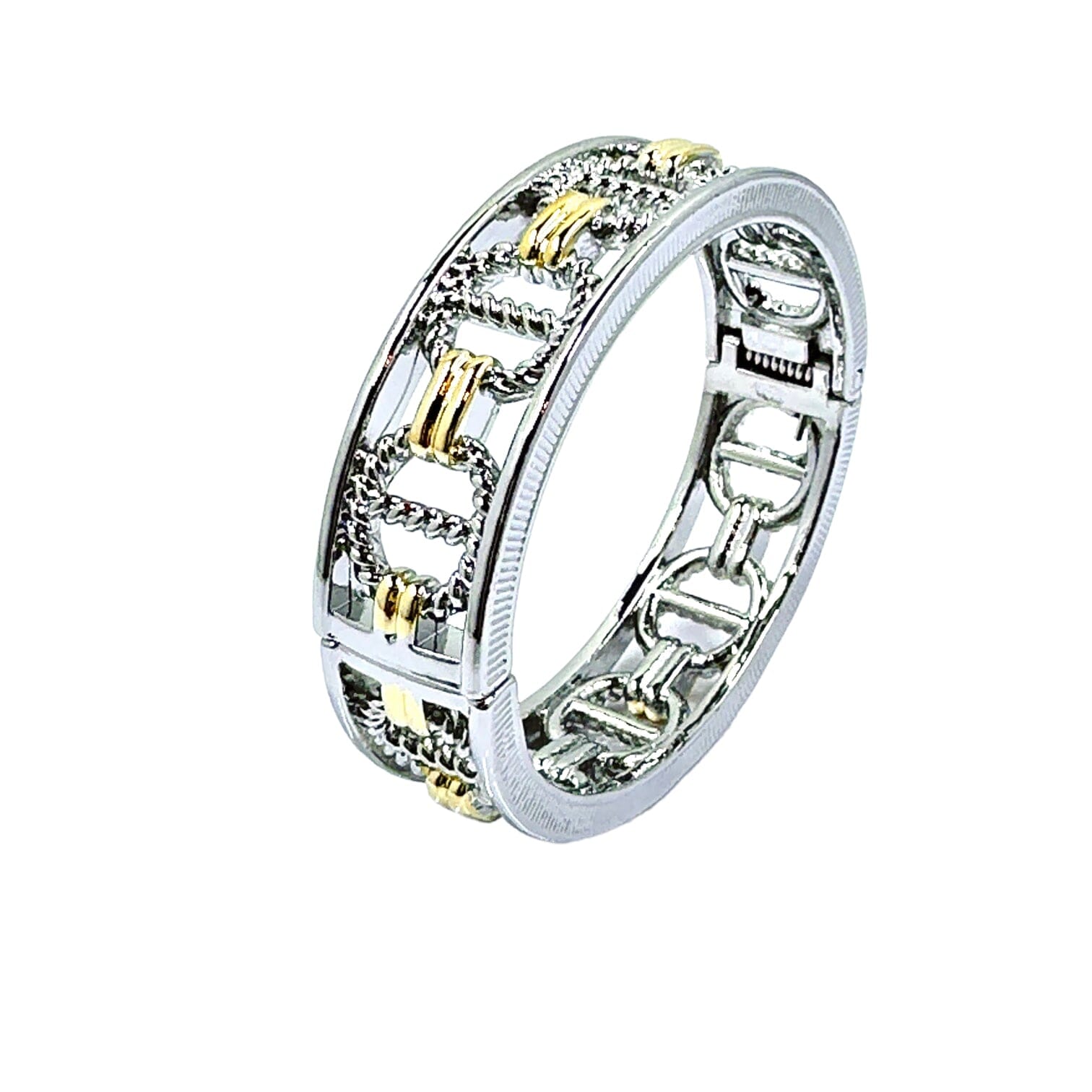 Aria Silver Cable Link Bracelet Bracelets TRENDZIO 