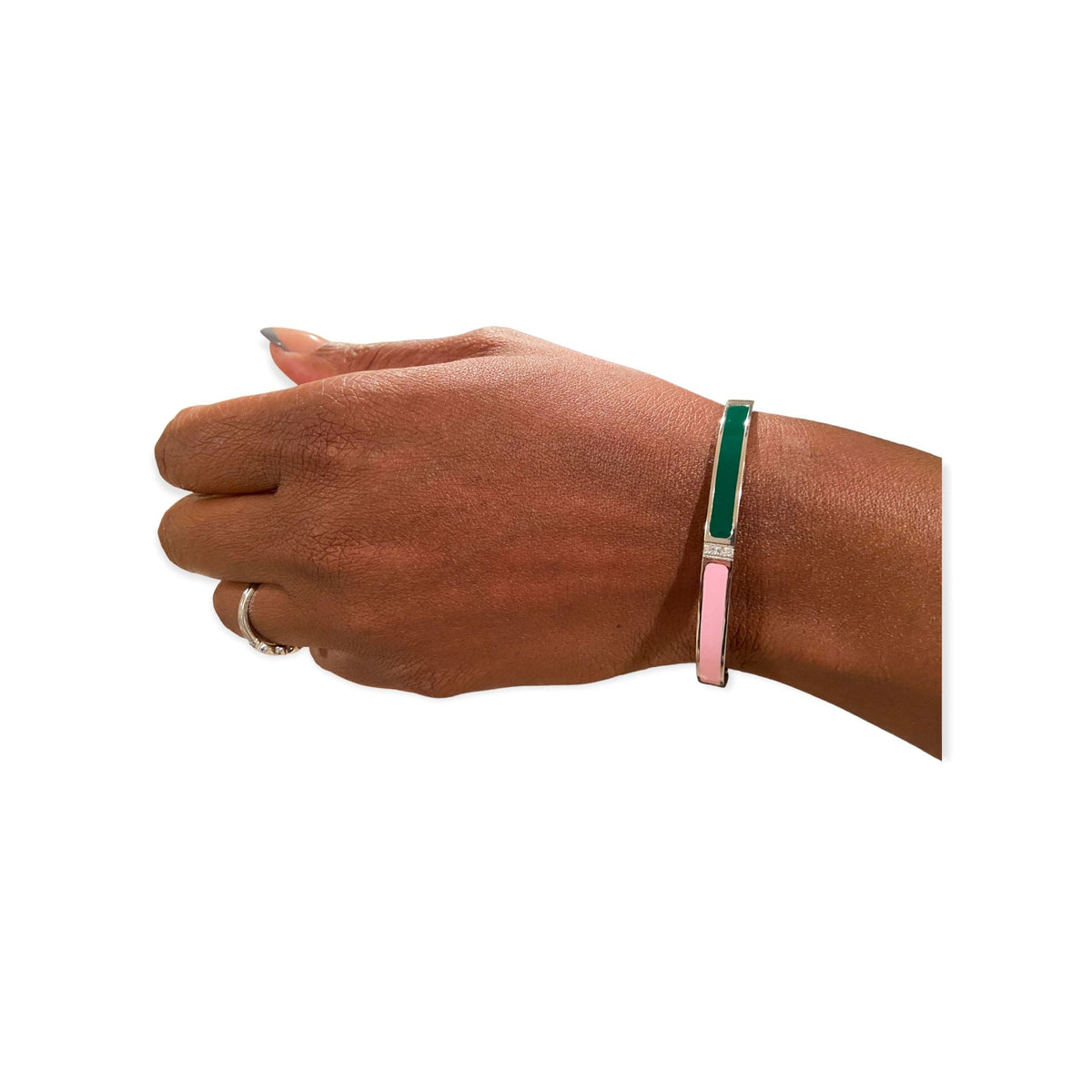 Bahia Pink and Green Bracelet Bracelets Trendzio 