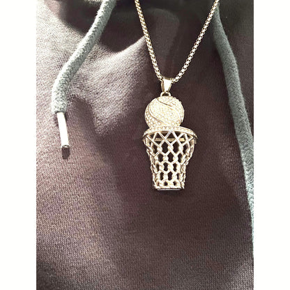 Basketballer CZ Necklace Necklaces TRENDZIO 