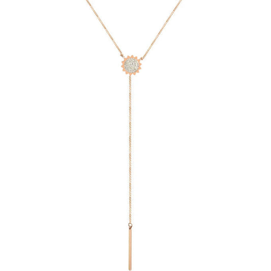 Becca Sun Flower Long Tassel Necklace Necklaces Trendzio 