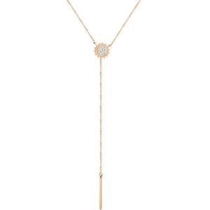 Becca Sun Flower Long Tassel Necklace Necklaces Trendzio 