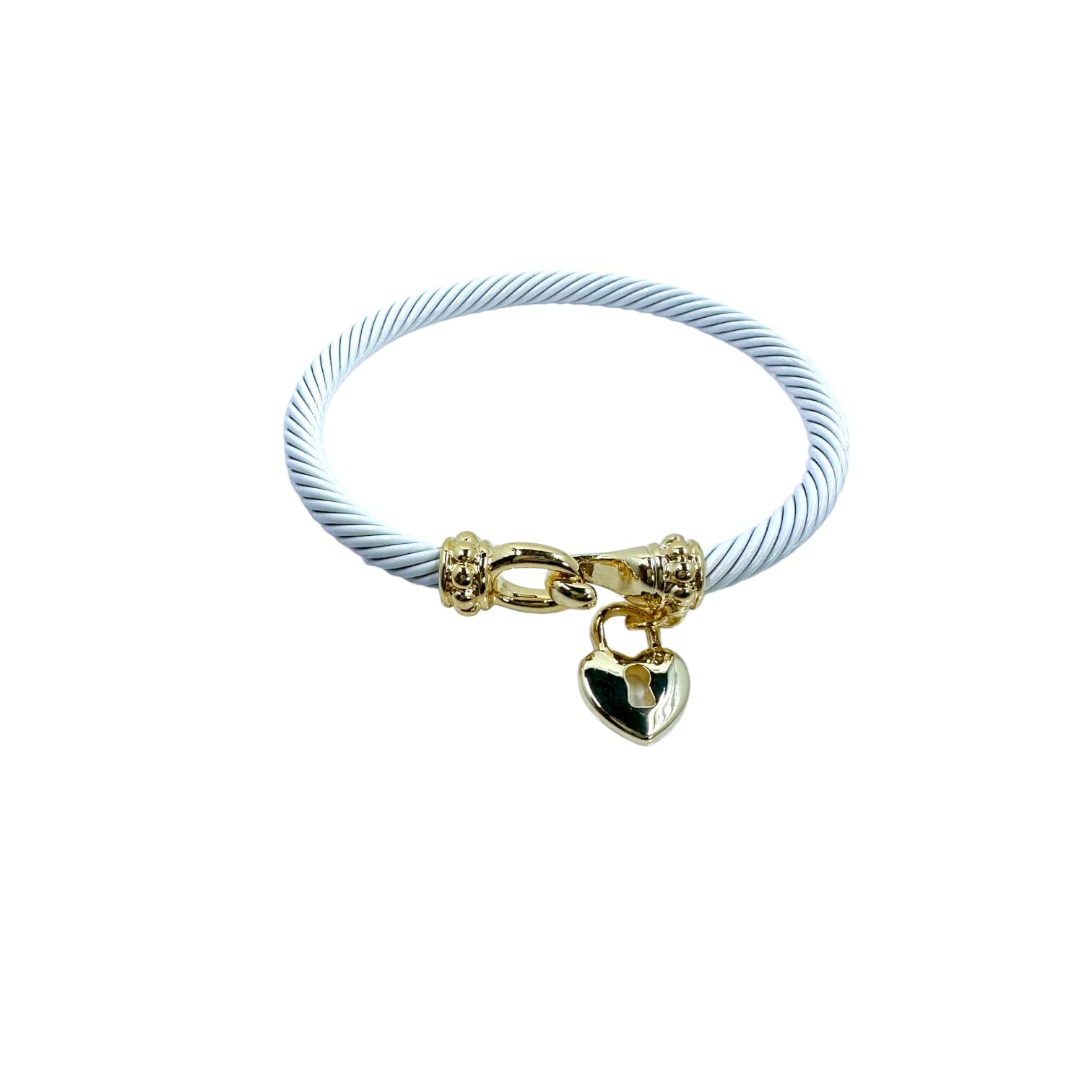 SILVER LOCK BRACELET - Bellaforma Jewelry