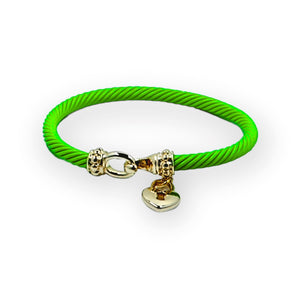 Bella Heart Lock Bracelet Bracelets TRENDZIO Green 