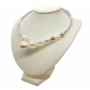 Choker Necklace with Graduated Pearls necklace Trendzio 