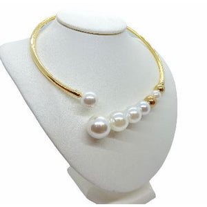 Choker Necklace with Graduated Pearls necklace Trendzio 