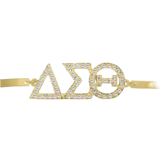 Delta Sigma Theta Austrian Crystal Bracelet Bracelet Trendzio Jewelry 