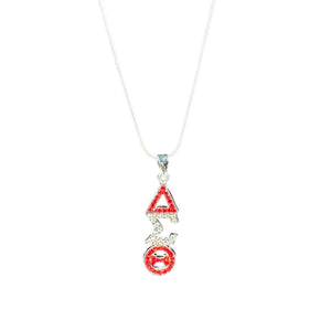 Delta Sigma Theta Austrian Crystal Pendant Necklaces Trendzio 