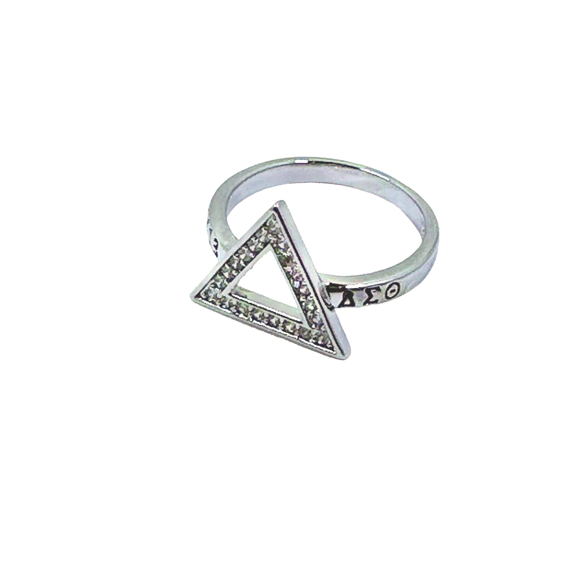 Delta sigma theta on sale sterling silver ring