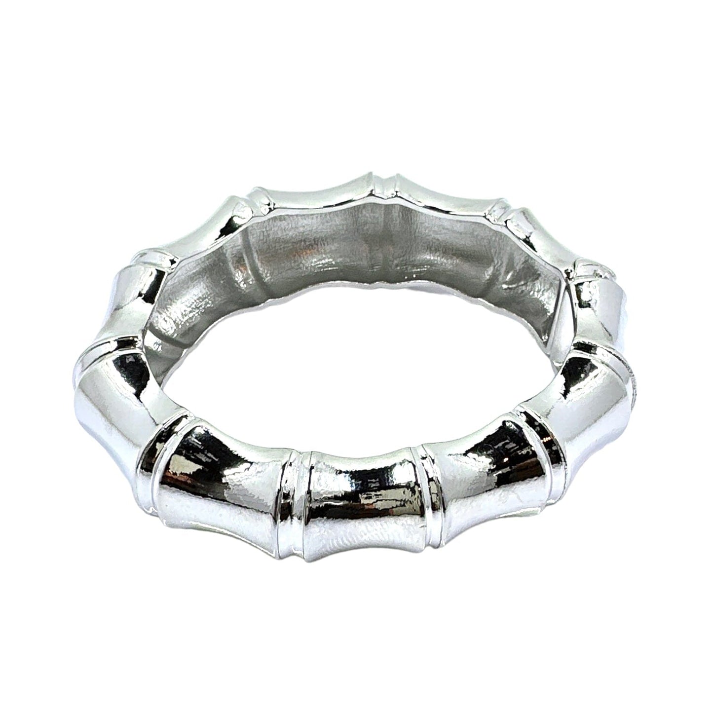 Elsa Silver Bamboo Bracelet Bracelets TRENDZIO 