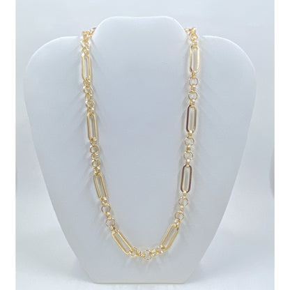 Gabrielle Gold Plated Chain Link Necklace necklace TRENDZIO 