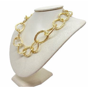 Geometric Gold Plated Double Round Necklace necklace Trendzio 