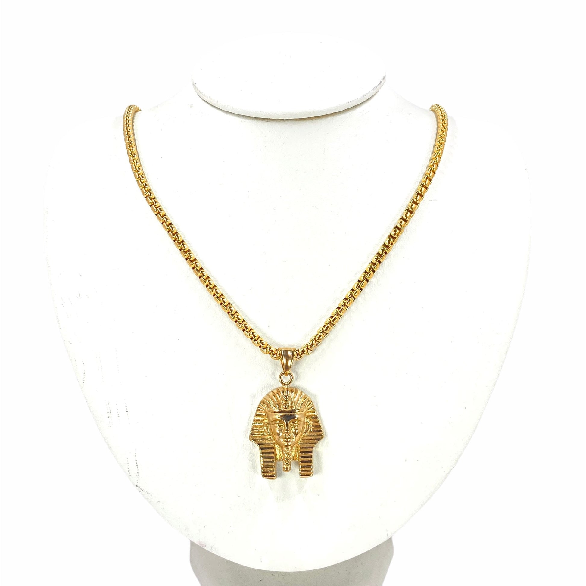 Gold Sphinx Pendant and Necklace necklace TRENDZIO 