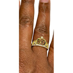 Golden Silver Anniversary Rings Rings TRENDZIO 