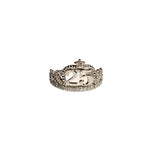 Golden Silver Anniversary Rings Rings TRENDZIO 