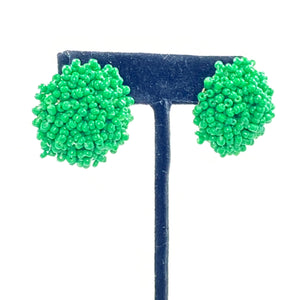 Gretta Pom Pom Bead Earrings Earrings Trendzio 