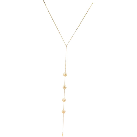 Kamilla Pearl Lariat Necklaces Trendzio 