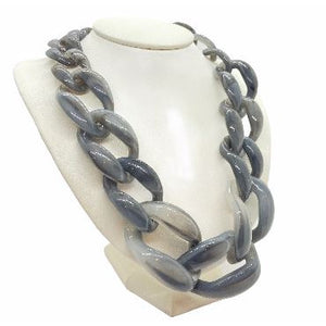 Large Acrylic Statement Link Necklace necklace Trendzio 