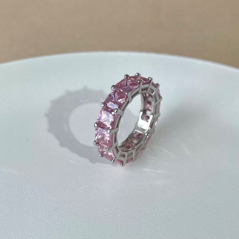 Lexi Pink Infinity Ring Rings Trendzio 