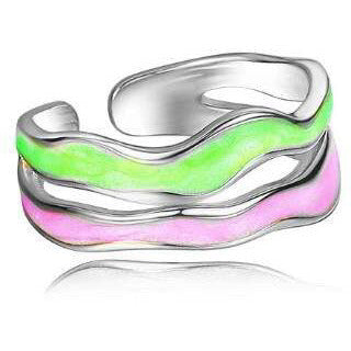 Lillie Boule Pink and Green Ring AKA 70th boule