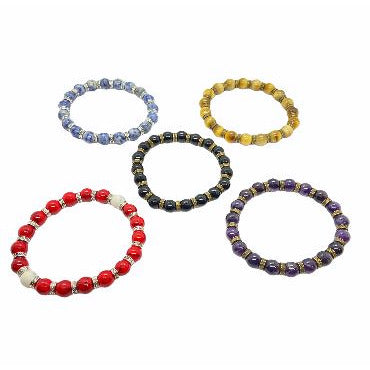 Buy Rose Quartz Natural Stone Beaded Bracelets for Women Online at  Silvermerc | SBBR40MD_208 – Silvermerc Designs