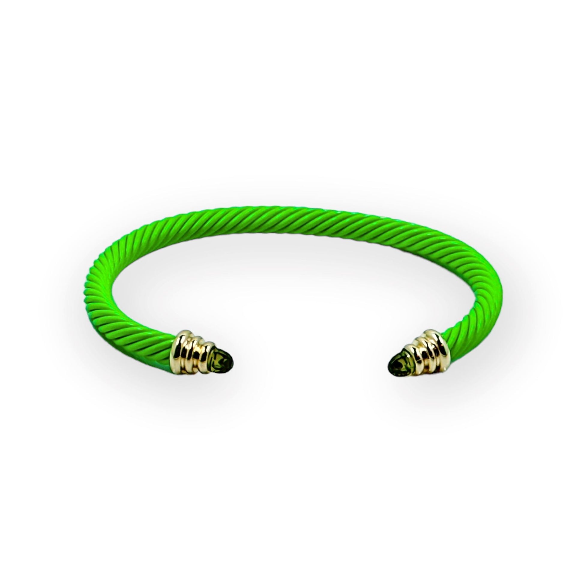 Naomi Cable Bracelet Bracelets TRENDZIO Green 