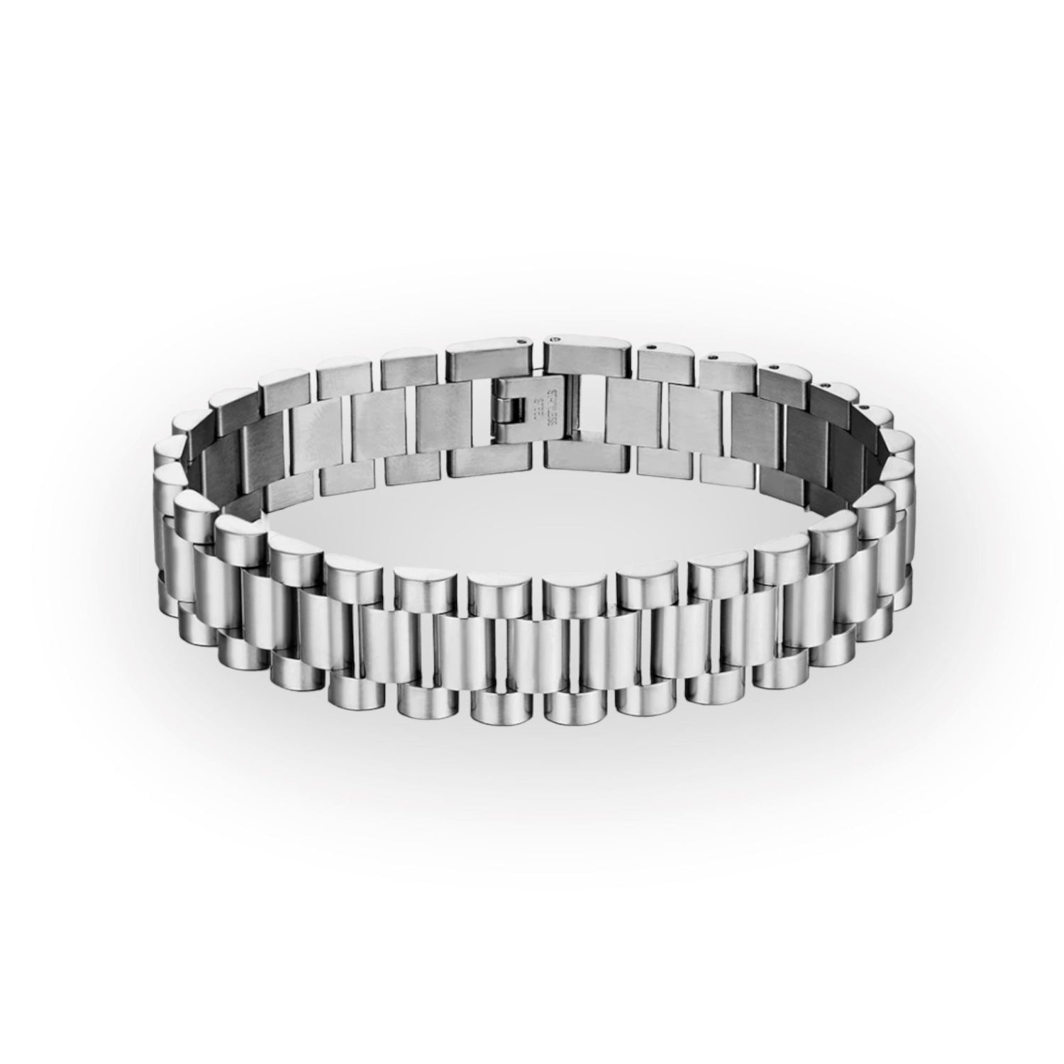 Ostrada Silver 15mm Mens Bracelet Bracelets Trendzio 8.0 inches 