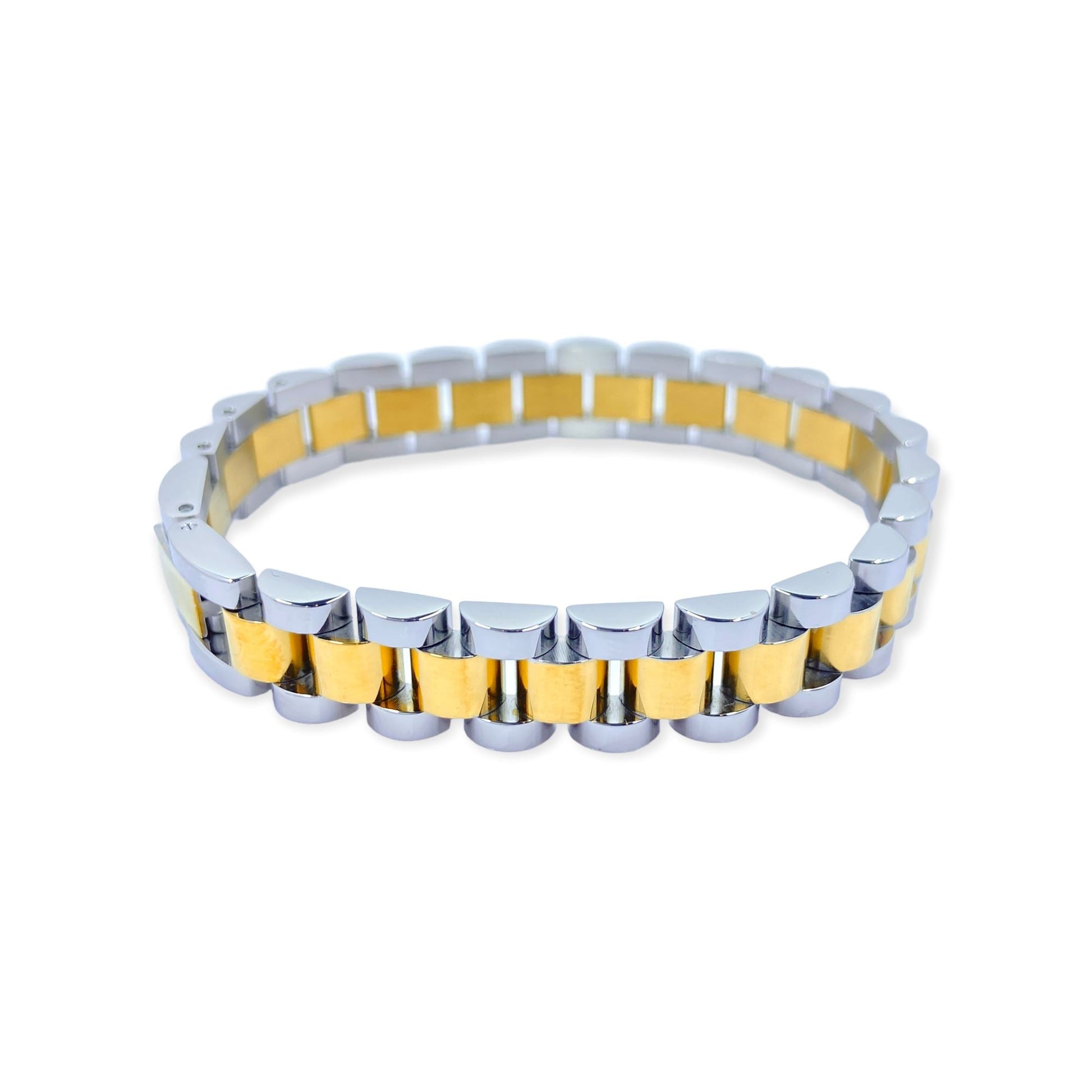 Ostrada Two Tone Gold Bracelet Bracelets Trendzio 