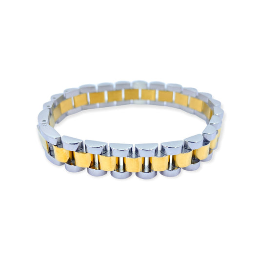 Ostrada Two Tone Gold Bracelet Bracelets Trendzio 