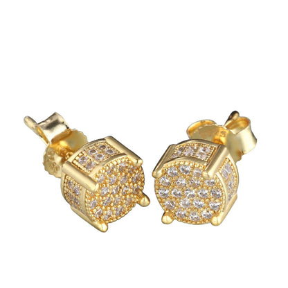 Palazzo Men Stud Diamond Earrings Earrings Trendzio 