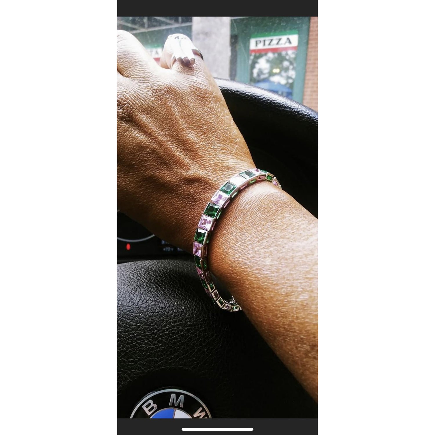 Pink and Green Princess Bracelet Bracelets TRENDZIO 