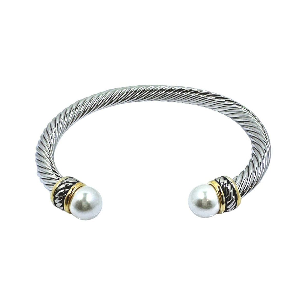 Pryia Pearl Cable Bracelet Bracelets TRENDZIO 