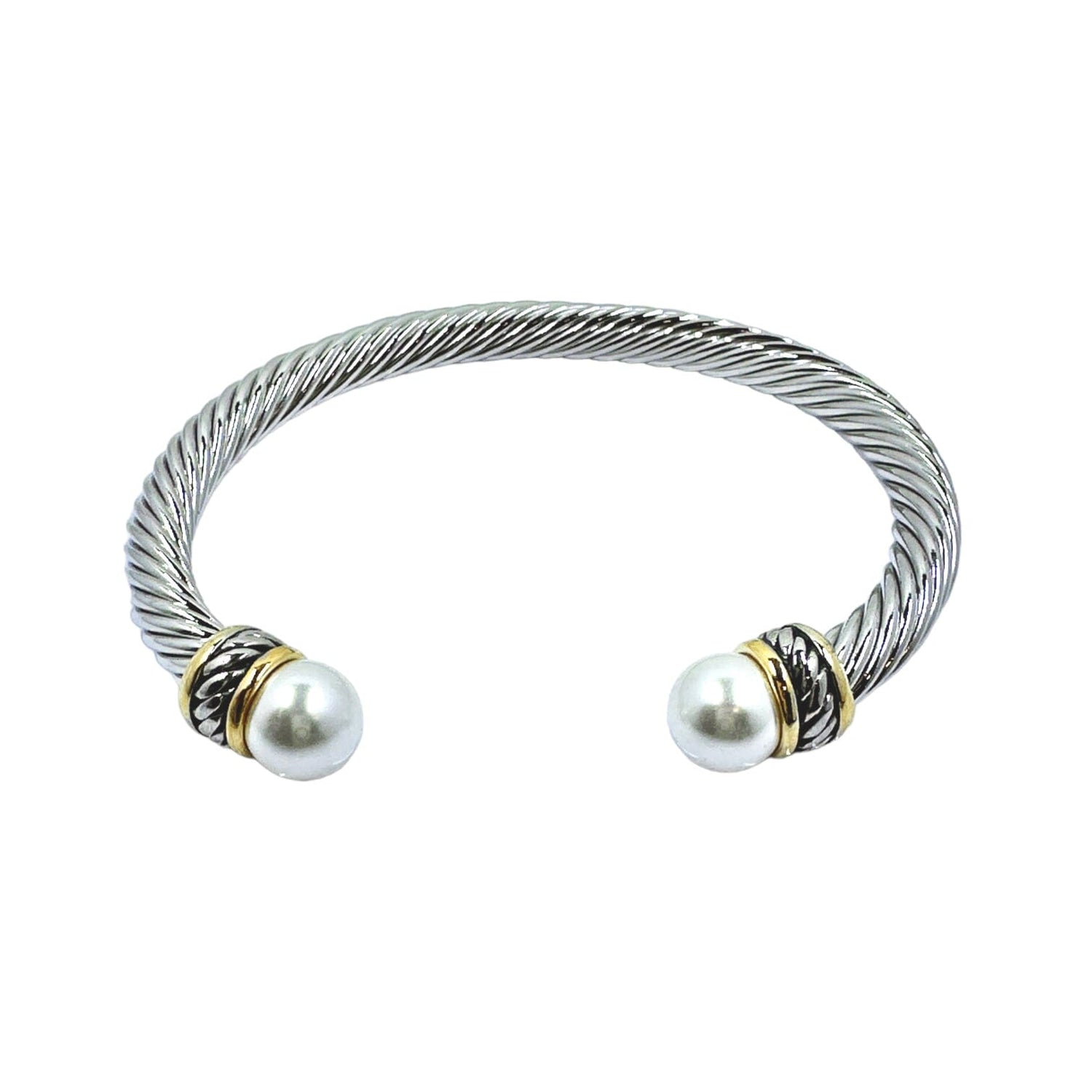 Pryia Pearl Cable Bracelet Bracelets TRENDZIO 