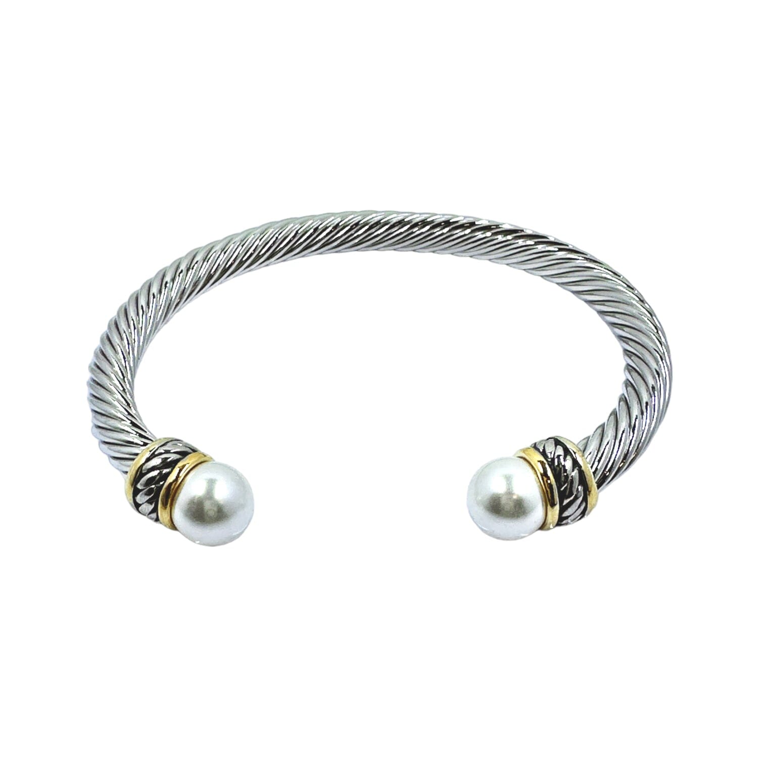 Pryia Pearl Cable Bracelet Bracelets TRENDZIO 