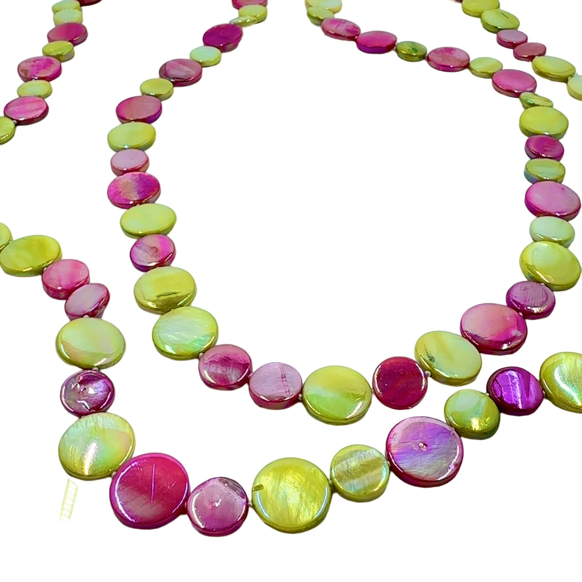 Sea Lily Pink and Green Mother of Pearl AKA Necklace Necklaces Sea Lily 