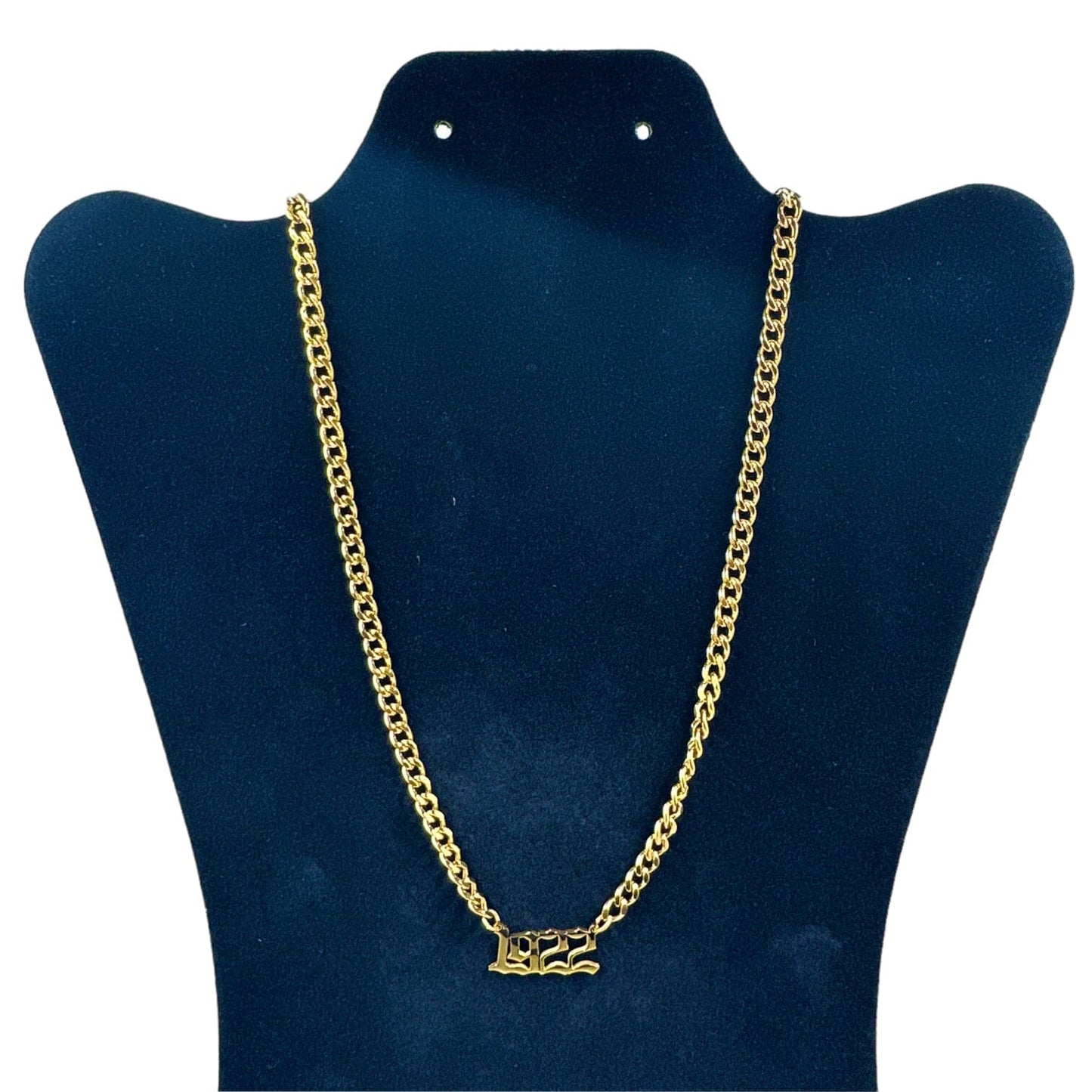 Sigma Gamma Rho 1922 Gold Number Necklace Necklaces Trendzio 