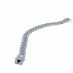 Silver CZ Miami Cuban Link Bracelet Bracelets TRENDZIO 
