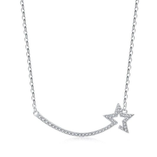 Silver Star Necklace Necklaces Trendzio 