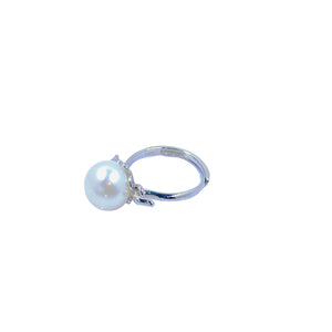 Sterling silver 11mm Cultured Pearl Ring Rings Trendzio 