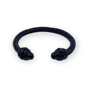 Tessa Bangle Cuff Bracelet Bracelets TRENDZIO Black 